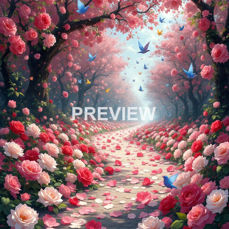 a-road-paved-with-roses-and-colorful-birds-around-it_00002__result